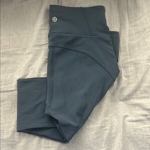 Lululemon blue/grey with pockets Leggings